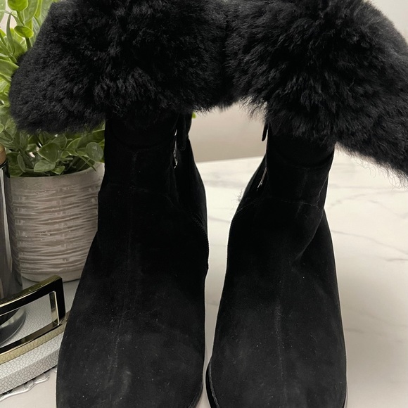 Aukoala Australia Grace Black Suede Boots - Picture 4 of 12